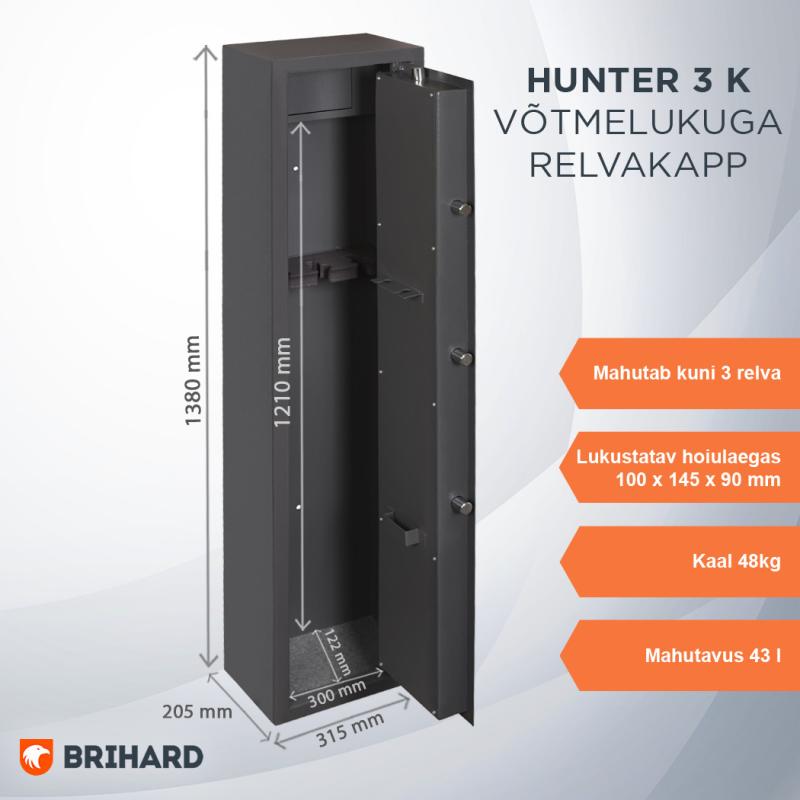 BRIHARD HUNTER 3 K 3 ieročiem