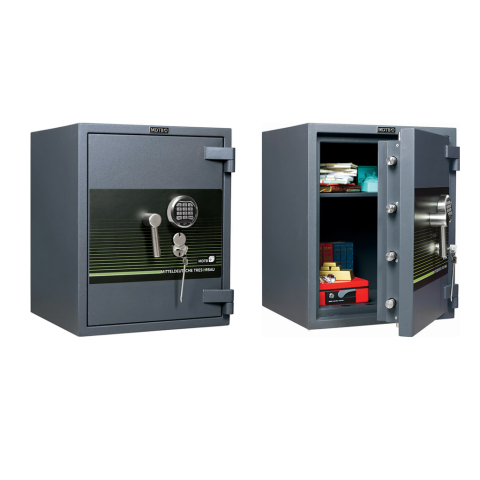 Ugniai ir įsilaužimui atsparus seifas BANKER M 1055 EL