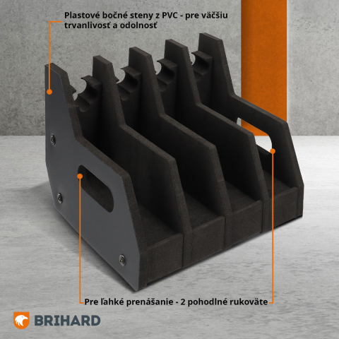 Brihard Advanced 4 ginklų putų laikiklis