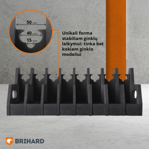 Brihard Advanced 8 ginklų putų laikiklis