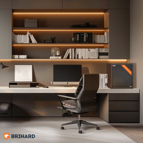 Brihard Business K Black Pearl baldų seifas