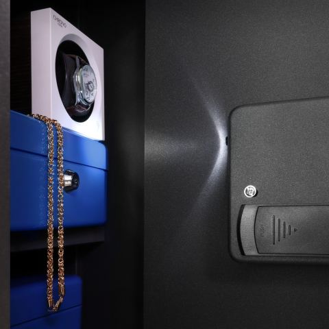 Brihard Business LED E Black Pearl baldų seifas