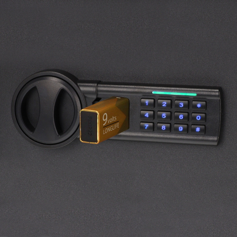 Brihard Business LED E Black Pearl baldų seifas