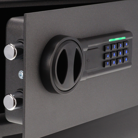 Brihard Business LED E Black Pearl baldų seifas