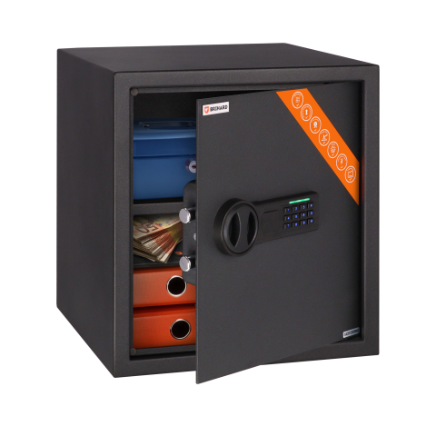 Brihard Business LED E Black Pearl baldų seifas