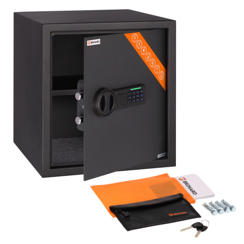 Brihard Business LED E Black Pearl baldų seifas