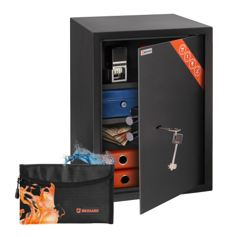 Brihard Business XL K Black Pearl biuro seifas