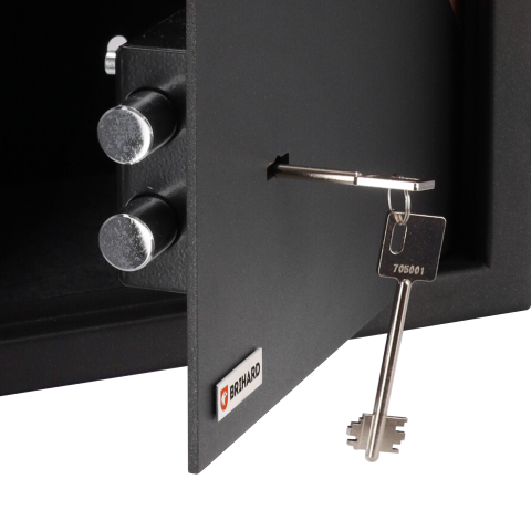 Brihard Business XL K Black Pearl biuro seifas