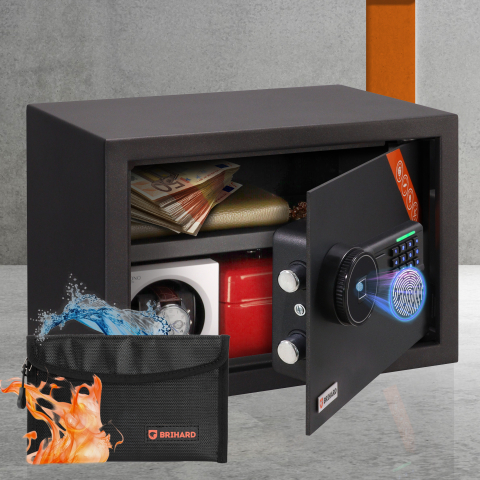 Brihard Family Biometric Black Pearl baldų seifas