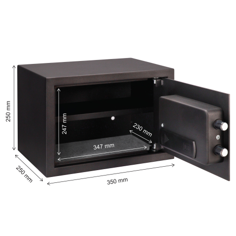 Brihard Family Biometric Black Pearl baldų seifas