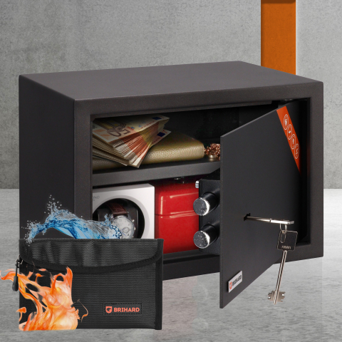 Brihard Family K Black Pearl baldų seifas