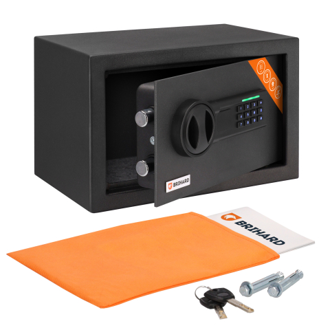 Brihard Home LED E Black Pearl baldų seifas