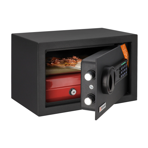 Brihard Home LED E Black Pearl baldų seifas