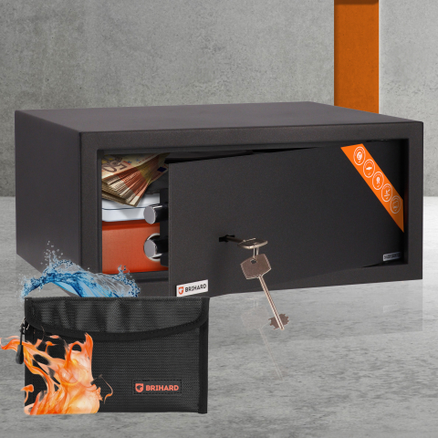 Brihard Laptop K Black Pearl nešiojamųjų kompiuterių seifas