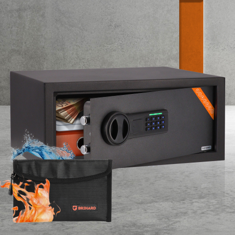 Brihard Laptop LED E Black Pearl nešiojamųjų kompiuterių seifas