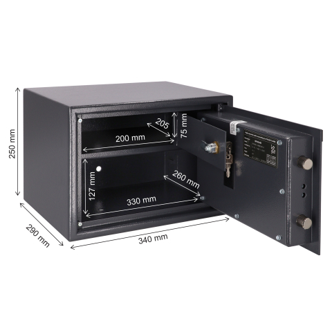 Brihard Pistol Premium E dviem pistoletams