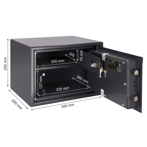 Brihard Pistol Premium K dviem pistoletams