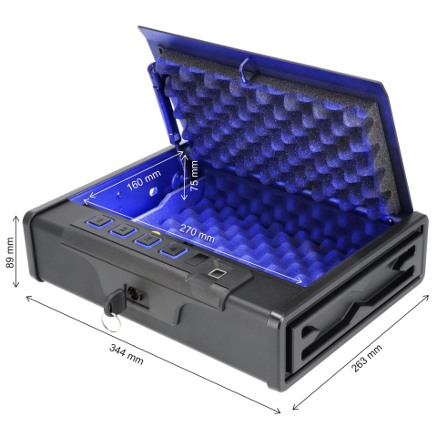 Brihard nešiojamas biometrinis pistoletas