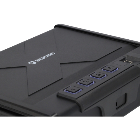 Brihard nešiojamas biometrinis pistoletas